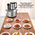 Sokany Wonder Chopper SK-06019 Electric Meat Grinder Food Processor Vegetable Mincer Blender 6-in-1 Stainless Steel 3.0L with 800W Copper Motor Double Layer Four Blades for Home Kitchen - Multi-functional Kitchen Appliance, Ideal for Chopping & Grinding!!. 