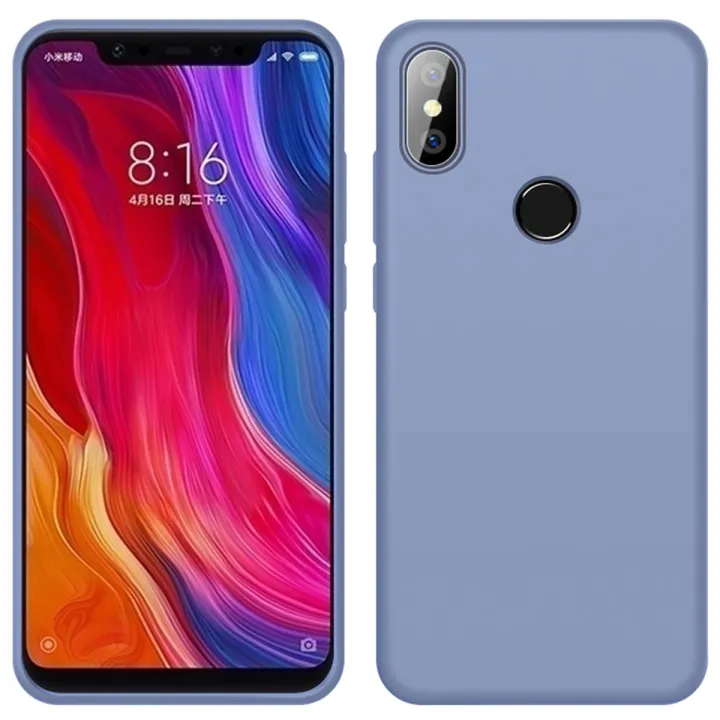 Liquid Silicone Soft Cover For Xiaomi Mi 8 SE Shockproof Phone Case