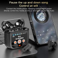 New SE60 color screen touch TWS wireless bluetooth headset ANC active noise reduction long endurance in-ear headphones. 