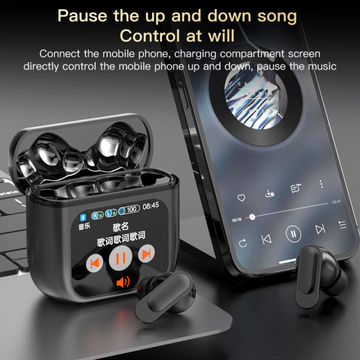 New%20SE60%20color%20screen%20touch%20TWS%20wireless%20bluetooth%20headset%20ANC%20active%20noise%20reduction%20long%20endurance%20in-ear%20headphones%20-%20Image%204