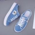 Women Canvas Snakers Summer 2023 Breathable White Sneakers Ladies Lace Up Comfy Casual Shoes 35-43 Large-Sized Outdoor Sneakers House Foocus.