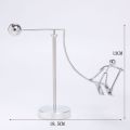 New Stainless Steel Balance Ball Toy Home Decor Weightlifter Kinetic Art Balance Iron Man Ornaments Pendulum Cradle Early Education Tools Decompression Desk Toy Gifts.