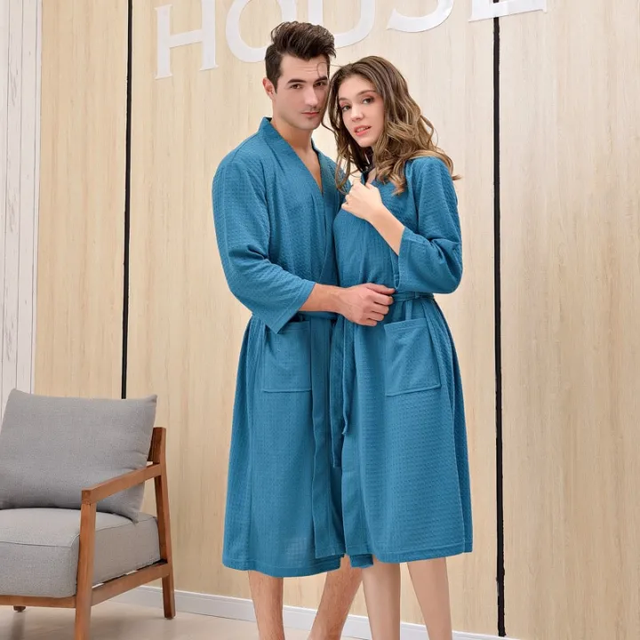 Autumn%20Winter%20Water%20Absorption%20Bath%20Robe%20Shower%20Towel%20Men%20Resort%20Spa%20Waffle%20Cardigan%20Bathrobe%20Plus%20Size%20Male%20Hotel%20Dressing%20Gown%20-%20Image%204