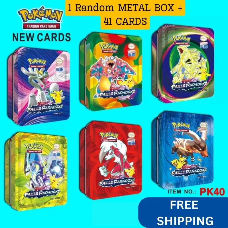 pokemon trading card game metal box Pokmon The description of this product has been translated from Japanese IN STOCK Pokmon Exclusive Chinese