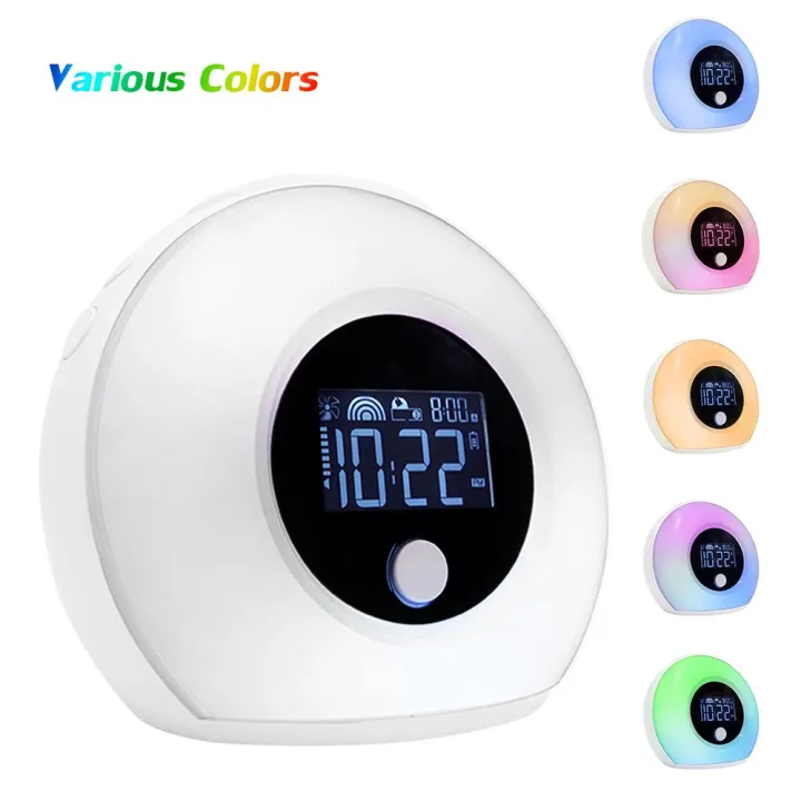 Migeet%20Smart%20Touch%20Light%20USB%20Color%20BT%20Speaker%20Night%20Light%20with%20LCD%20Clock%20Display%20Adjustable%20Alarm%20Clock%20Musical%20Sleep%20Lamp%205Watt%20White%20-%20Image%207