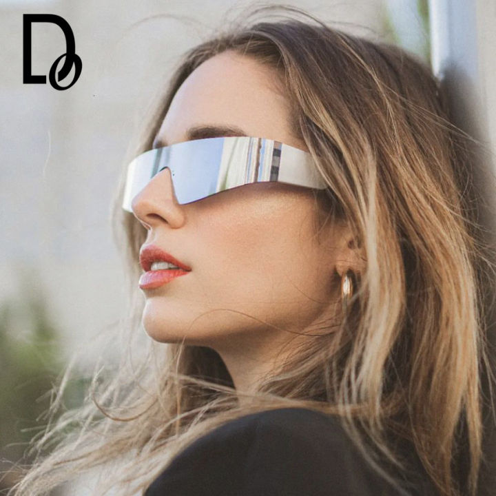 UV-400 Punk Sunglasses Ins Outdoor Riding Sunglasses Personality Fashion Futuristic Sense Eyewear