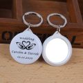 30pcs Personalized Wedding Name Date Keychain With Mirror Wedding Favors And S Wedding S For Guests Wedding Souvenirs. 