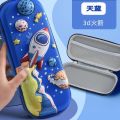 BDYD Premium 3D EVA Pencil Box for Kids | Cartoon Space Unicorn Dinosaur Rabbit Pencil Case | Hard Shell Large Capacity School Stationery Organizer | Birthday Gift for Boys & Girls.