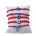 Braided Red Thread Bracelets For Women Men Bohemian Turkish Evil Eye Beads String Lucky Woven Jewelry Hot Fashion Gifts. 