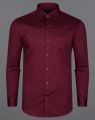 Mens casual and formal shirt Maroon. 