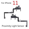 Ear Earpiece Speaker For IPhone 11 12 13 Pro Max MINI XS Max XR X Earphone Proximity Light Sensor Flex Ribbon Cable. 