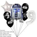 Star Wars Theme Birthday Party for Kids Baby Shower Birthday Party Decoration Tableware Paper Cups Plates Napkins Tablecloth. 