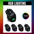 RGB Mouse Gaming Design X1 Wired RGB Gaming Mouse 7 Buttons With DPI Button And Braided Cable Computer Mice Gaming PC Laptop Desktop - 2025 Gamers Choice. 