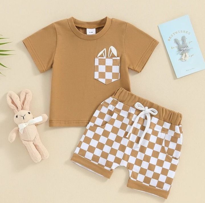Baby & girl Summer 100% Cotton New born baby&Girl clothes combo Set For Baby & girl