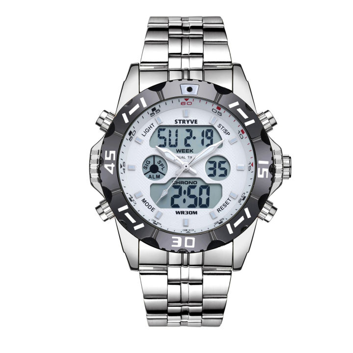 Stryve8011%20Relojes%20Brand%20Waterproof%20Business%20Sport%20Watches%20Men%20Stainless%20Steel%20Digital%20pointer%20Dual%20Display%20fashion%20quartz%20watch%20-%20Image%204