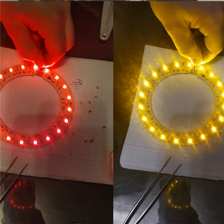 300PCS%203528%20Amber+Yellow%20PLCC-4%20Reverse%20Pole%20,617Nm+587Nm%20,%2050MA%202V%200.1W%20Bicolor%20SMD%20LED%20Lamps%20Light%20Beads%20LAYT67B%20-%20Image%207