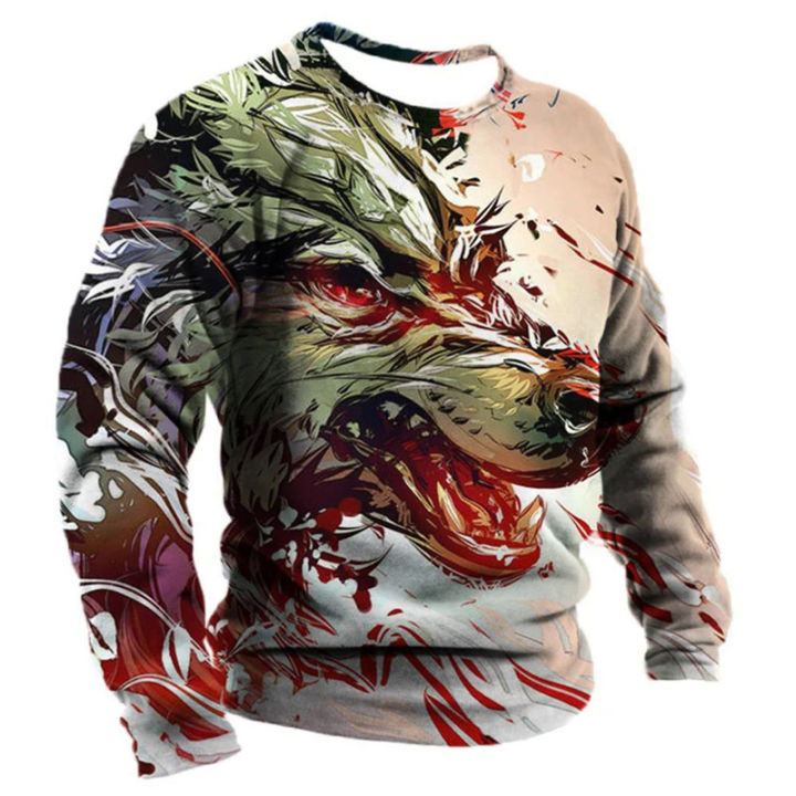 Men's%20long%20sleeve%20T-shirt%20winter%203D%20animal%20printed%20T%20shirts%20street%20fashion%20wolf%20pattern%20loose%20tops%20tees%20oversized%20men's%20clothing%20-%20Image%202