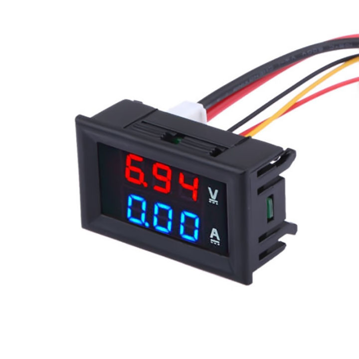 DC%20Dual%20display%20panel%20Meter%20Volt%20amp%20meter%20DC%20Double%20Color%20Blue/Red%20LED%20Voltmeter%20Ammeter%20DC%200-100V%2010A%20-%20Image%204