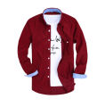 Maroon Cotton Long Sleeve Casual Shirt for Men. 