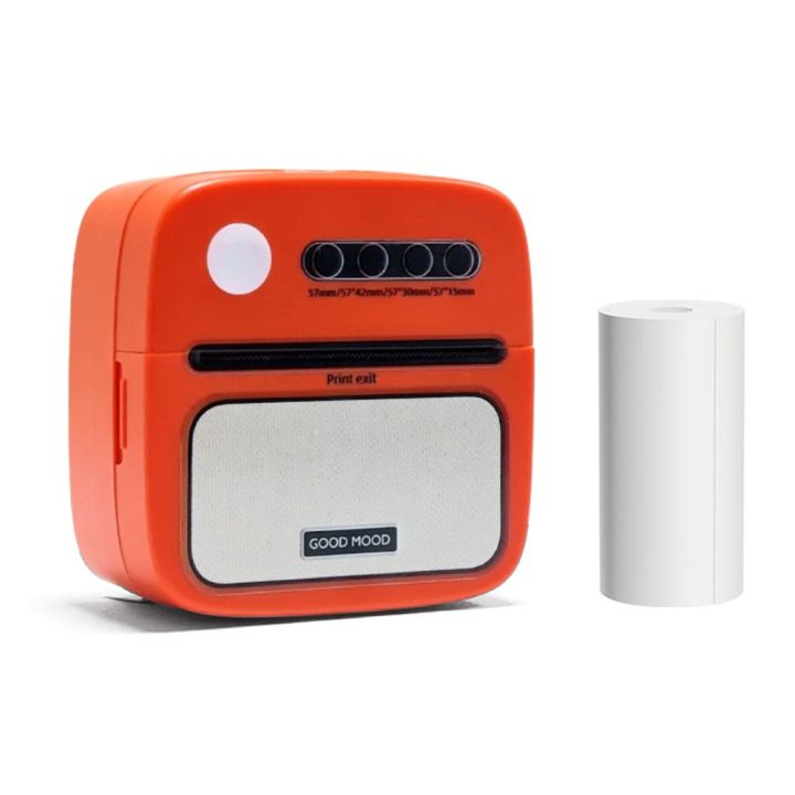 Mini Pocket Printer Portable Thermal Instant Photo Printing Label Maker Machine Support Receipt Label Memo Sticker Notes Lists Scrapbook DIY Journal Pictures