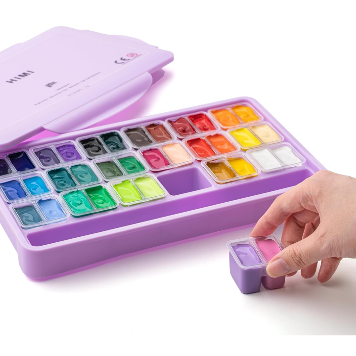 HIMI%20Gouache%20Paint%20Set%EF%BC%8CArt%20Supplies%20for%20Professionals%EF%BC%8C36%20Colors%2012g%EF%BC%8CPaint%20for%20Canvas%20and%20Paper%20-%20Image%202
