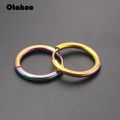 【beauty code store】Otakoo Pair Small Hoop Earrings Silver Stainless Steel Circle Hoop for Women Men Ear Ring Clip Huggie Earrings. 