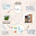 AKARZ Vetiver Essential Oil Natural Skin Calm Wound Healing Oil Control Balance biosis Vetiver Oil.