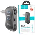 Hoco E73 Pro Journey AUX Bluetooth Audio Receiver/Transmitter Black. 