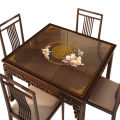 Chinese eco-friendly transparent table mat pvc soft glass Eight Immortals tablecloth waterproof oil non-washing and anti-scald square table square. 