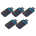 Gas Tank Level Indicator Propane Fuel Magnetic Gauge Bottle Temperature Measuring 5Piece. 