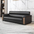 Waiting Room Pu Leather Office Reception Sofa Reception Office Furniture Modern Executive Office Sofa, 3 Seater Sofa for Home & Office Use Comfortable Seating Sofa with High-Density Foam.