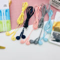 U19 Macaron 1.2M Universal Stereo Music Wired Earphone Headset With Microphone - Headphone-1pcs. 
