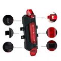 Bicycle LED Head Light USB Rechargeable Light Cycling Lamp Head Light Table Lights (Red) - Cycle Accessories - Cycle Light.