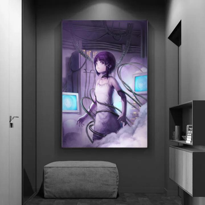 Serial%20Experiments%20Lain%20Anime%20Movie%20Sticky%20Posters%20Fancy%20Wall%20Sticker%20for%20Living%20Room%20Bar%20Decoration%20Vintage%20Decorative%20Painting%20-%20Image%206