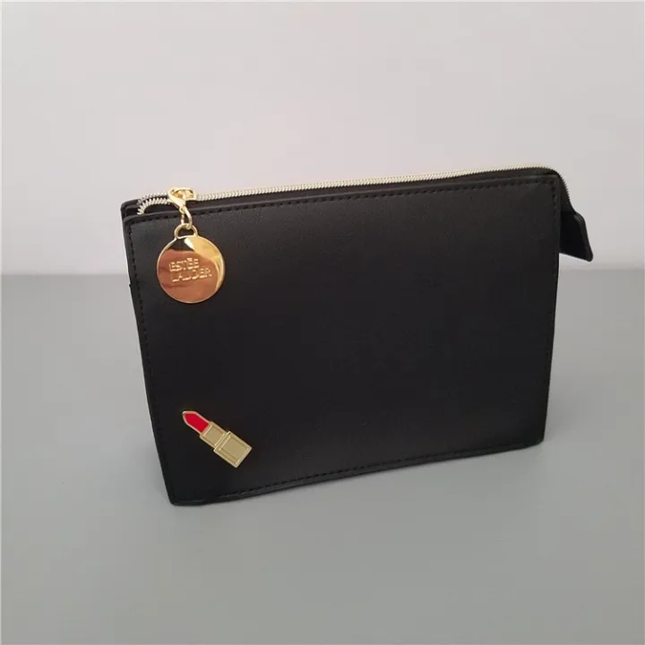 New%20Estee%20Lauder%20Black%20Lipstick%20Cosmetic%20Bag%20Simple%20Clutch%20Portable%20Storage%20Pu%20Influencer%20-%20Image%207