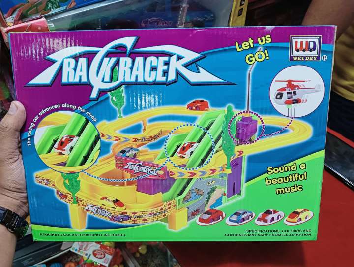 TOYMANIA%20Amazing%20Track%20Racer%20CAR%20Racing%20Toy%20Game%20Set%20for%20Kids.%20%7C%20with%204%20Racing%20Cars%20and%20Helicopter.%20%7C%20Colorful%20Flashing%20Light%20Effects%20&%20Music.%20%7C%20Action%20Toy%20Game%20Set%20-%20Image%206
