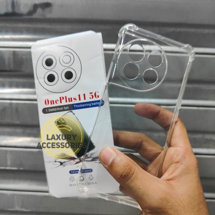 For One Plus 11 5G/One Plus 11R Transparent Back Cover