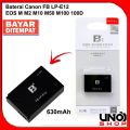 FB S-LP-E12 Ultra High Capacity Li-ion Battery for Canon EOS Rebel SL1, EOS-M Mirrorless Digital Camera. 