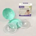 2pices Silicone Wearable BreastMilk Collector With Carrying Box. 