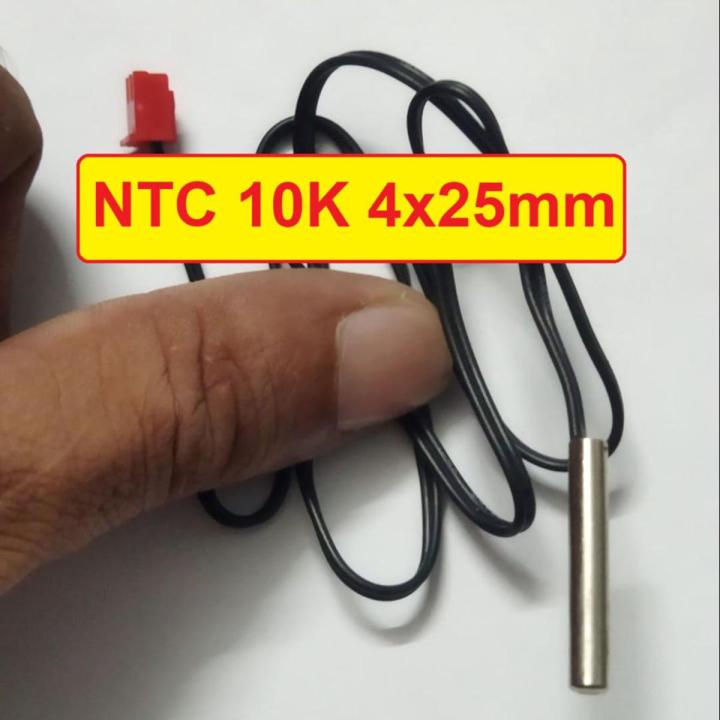 10K NTC Thermistor Temperature Sensor Waterproof Probe  With Connector Cables