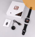 T500 Smart Watch Bluetooth Call Full Touch Display Heart Rate Tracker Waterproof Compatible with Android and iOS.