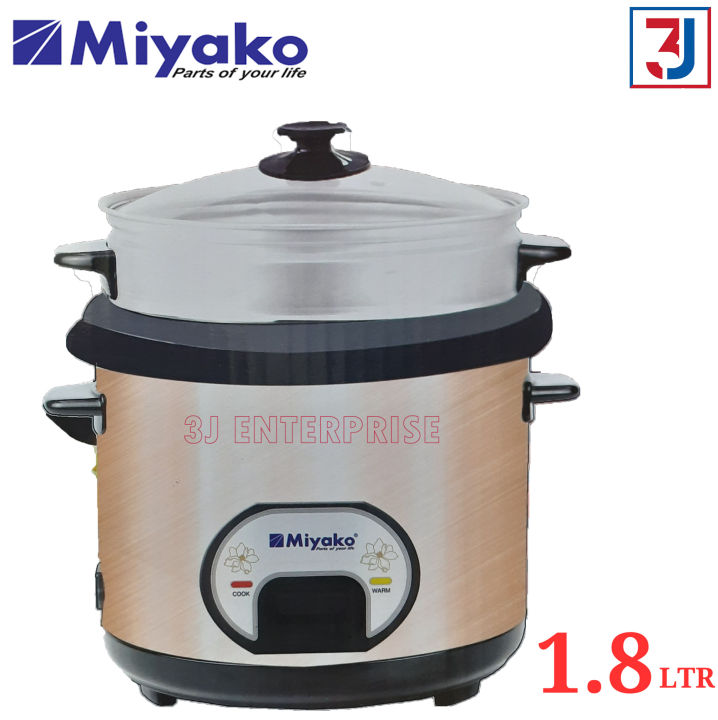 Miyako%203%20In%201%20Electric%20Rice%20Cooker%20/Miyako%20Rice%20Cooker%20Double%20Pot%201.8%20Ltr.%20ASL-1180-KND-ROSE%20-%20Image%203