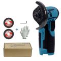 12V Brushless Angle Grinder 19500Rpm Rechargeable Grinding Tool Mini Polishing Machine for Cutting Diamond Grinder Set. 