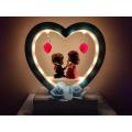 URVI Creation Battery Operated Couple Showpiece Best Valentines Day Gift for Girlfriend Boyfriend Wife Husband. 