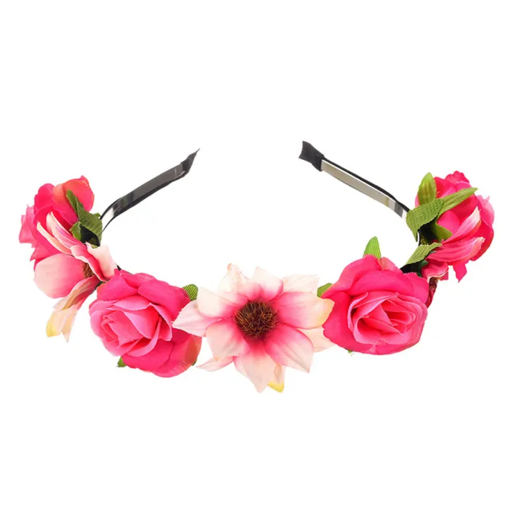 Elegant%20Artificial%20flower%20headband%20Exquisite%20Delicate%20Colorful%20Sunflower%20hairband%20Beautiful%20Women's%20wedding%20hair%20accessories%20for%20Wedding%20Party%20Photoshoot%20Beach%20vacation%20Bridesmaids%20-%20Image%206