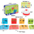 Iron box face changing Rubik's cube, children's early education, educational enlightenment, assembly, large building blocks, night market, stalls, toys wholesale. 