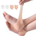 Silicone Protector Sleeve Heel Pads Heel Cups Plantar Fasciitis Support Feet Care Skin Repair Cushion Half-yard Socks Gel Heel.