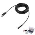 2 In 1 Android USB Endoscope Inspection Camera 6 LEDs OTG Waterproof Borescope With Snake Soft Wire For PC Laptops And Andriod Smartphone 5m. 