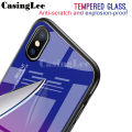 For OPPO A78 4G Case Gradient Tempered Glass Protector Hard For OPPO A78 NFC 4G Back Cover.