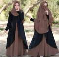 Introducing Exquisite Arabian Elegance: New Butterfly Design 3-Part Beautiful Gown Borka with Hijab for Muslim Women and Girls.